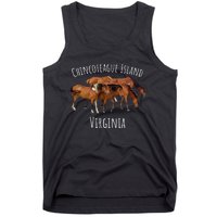 Chincoteague Island Virginia Horse Assateague Pony Tank Top