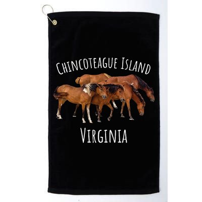 Chincoteague Island Virginia Horse Assateague Pony Golf Towel