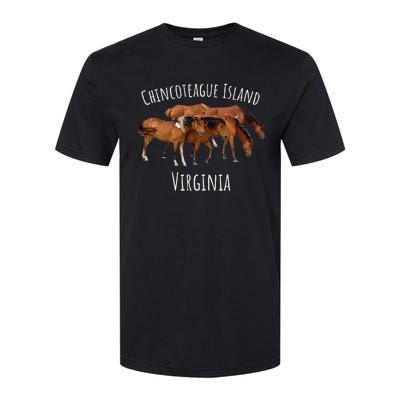 Chincoteague Island Virginia Horse Assateague Pony Softstyle CVC T-Shirt