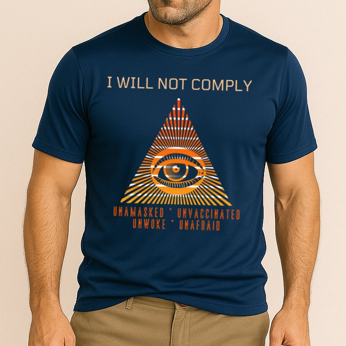 Conservative I Will Not Comply Performance Shirt