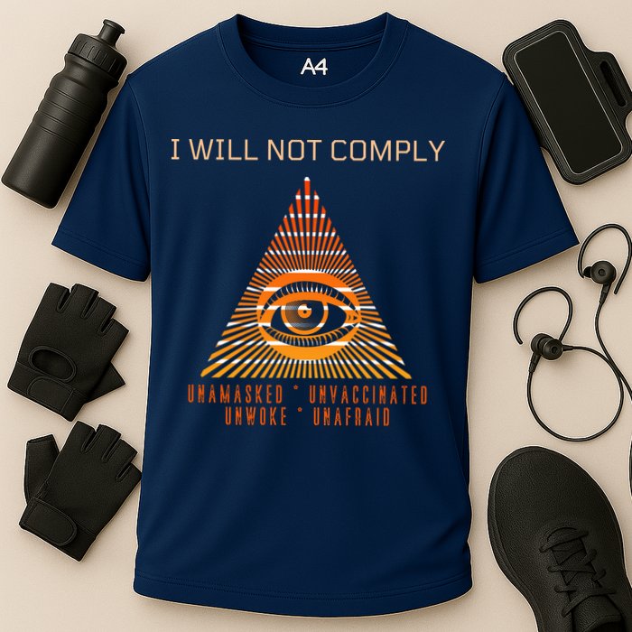 Conservative I Will Not Comply Performance Shirt