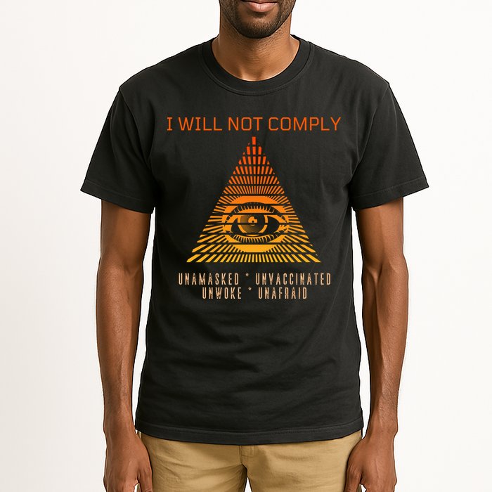 Conservative I Will Not Comply Tall T-Shirt