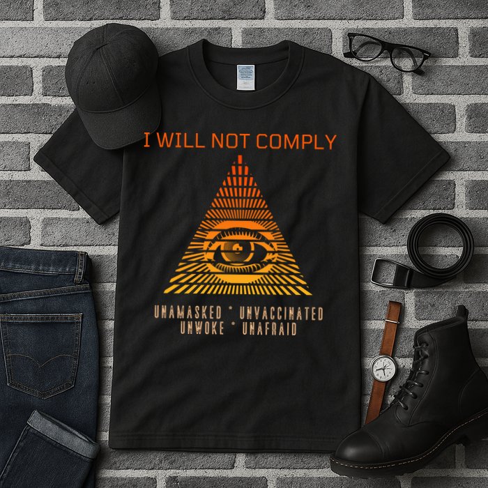 Conservative I Will Not Comply Tall T-Shirt