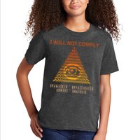 Conservative I Will Not Comply Kids T-Shirt