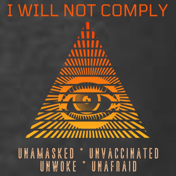 Conservative I Will Not Comply Kids T-Shirt