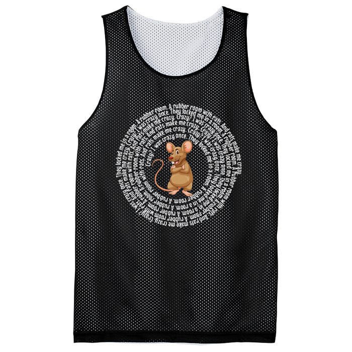 Crazy I Was Crazy Once Funny Oddly Specific Meme Mesh Reversible Basketball Jersey Tank