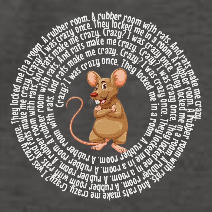 Crazy I Was Crazy Once Funny Oddly Specific Meme Vector Backpack
