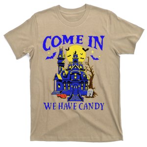 Come In We Have Candy Spooky Bats Haunted House Halloween T-Shirt