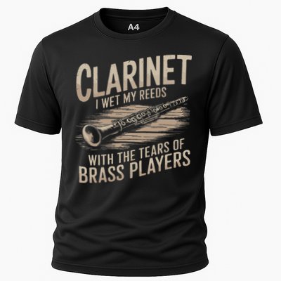 Clarinet I Wet My Reeds With The Tears Of Brass Players Cooling Performance Crew T-Shirt