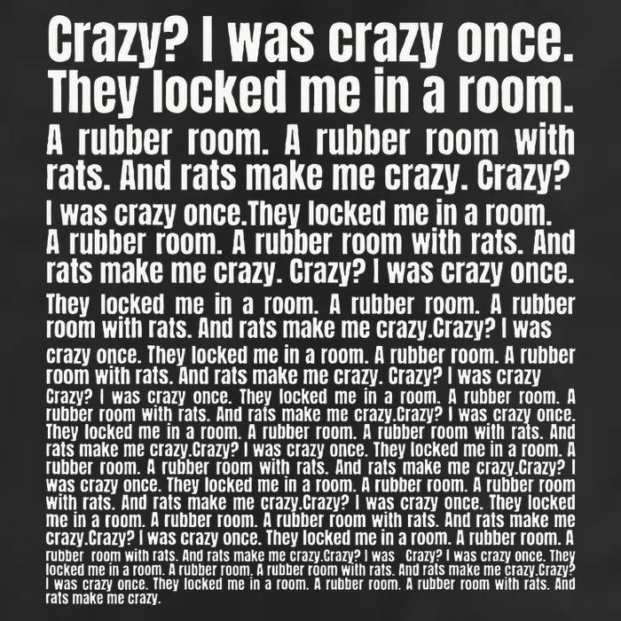 Crazy I Was Crazy Once. Funny Trending Meme Copypasta Adult Drive Performance Visor