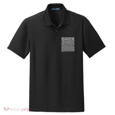 Crazy I Was Crazy Once. Funny Trending Meme Copypasta Dry Zone Grid Polo