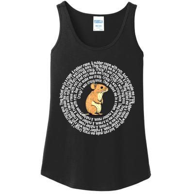 Crazy I Was Crazy Once Funny Oddly Specific Meme Ladies Essential Tank