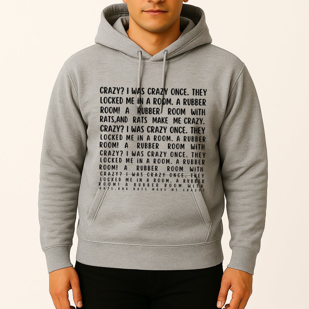 Crazy I Was Crazy Once Meme Hoodie