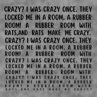 Crazy I Was Crazy Once Meme Crop Top