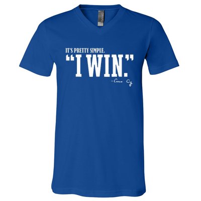 C.I.G.N.E.T.T.I I Win Coach Cig V-Neck T-Shirt