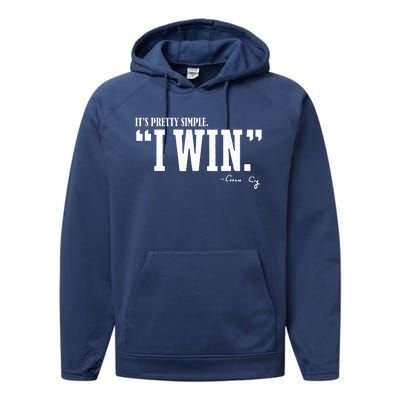 C.I.G.N.E.T.T.I I Win Coach Cig Performance Fleece Hoodie