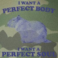 Capybara I Want A Perfect Body I Want A Perfect Soul Meme Legacy Tie Dye Trucker Hat