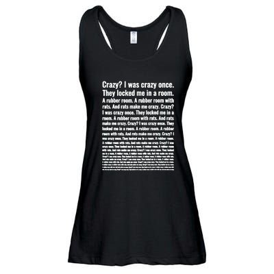 Crazy I Was Crazy Once Meme Ladies Essential Flowy Tank