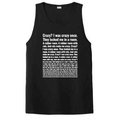 Crazy I Was Crazy Once Meme PosiCharge Competitor Tank