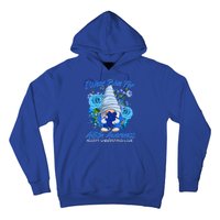 Cool I Wear Blue For Autism Awareness Accept Understand Love Flower Gnome Hoodie