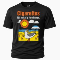 Cigarettes It’S What’S For Dinner Cooling Performance Crew T-Shirt