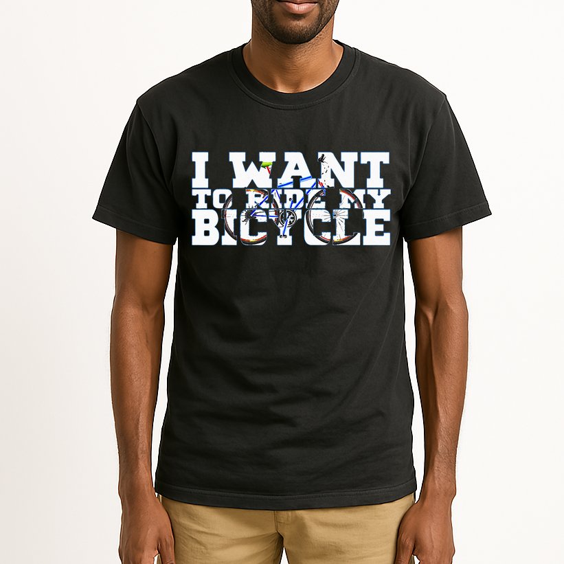 Cycling I Want To Ride My Bicycle Tall T-Shirt