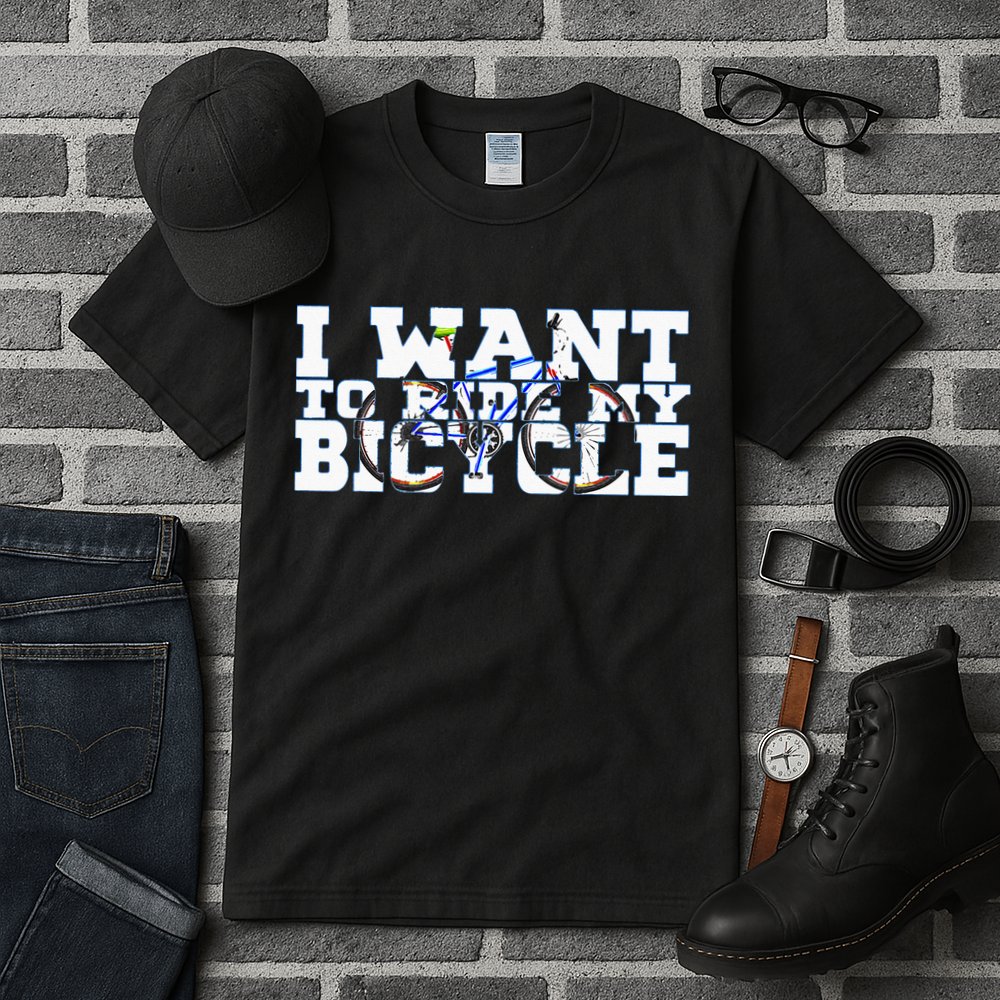 Cycling I Want To Ride My Bicycle Tall T-Shirt