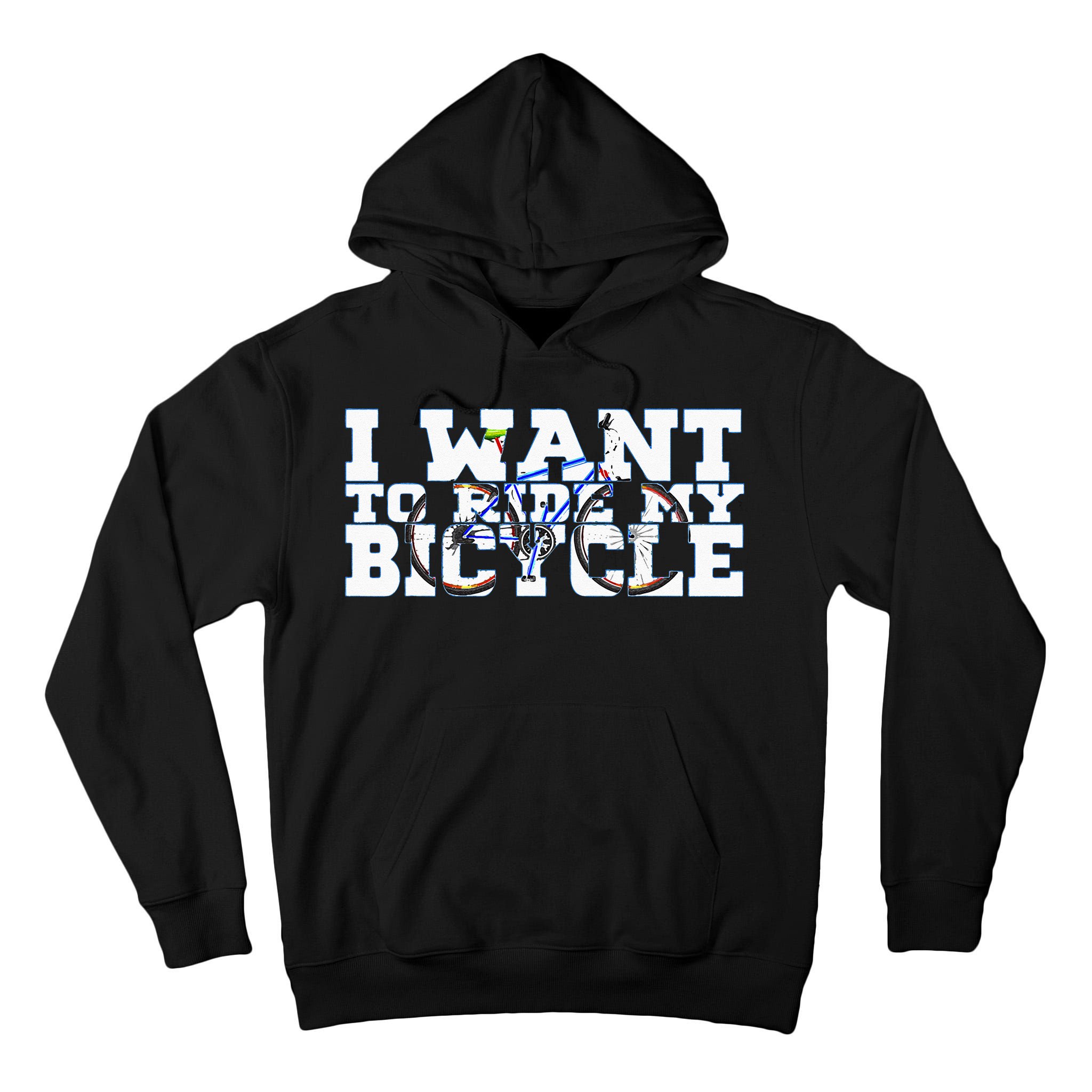 Cycling I Want To Ride My Bicycle Tall Hoodie