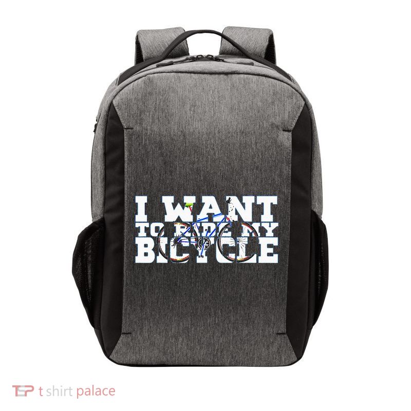 Cycling I Want To Ride My Bicycle Vector Backpack