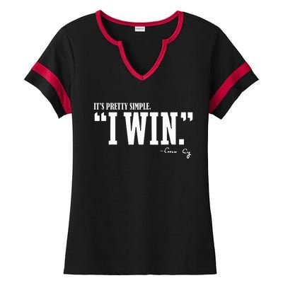 C.I.G.N.E.T.T.I I Win Coach Cig Ladies Halftime Notch Neck Tee