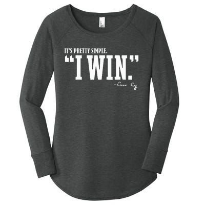 C.I.G.N.E.T.T.I I Win Coach Cig Women's Perfect Tri Tunic Long Sleeve Shirt