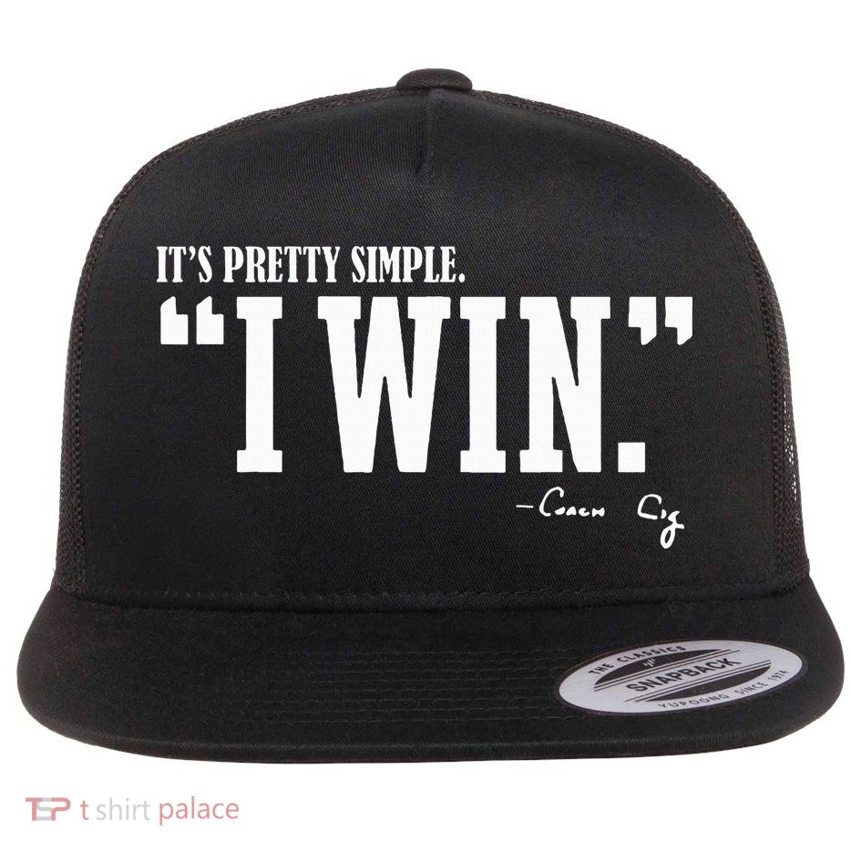 C.I.G.N.E.T.T.I I Win Coach Cig Flat Bill Trucker Hat