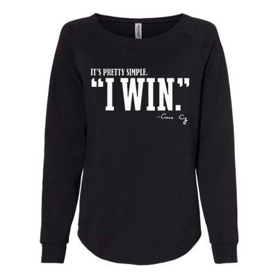 C.I.G.N.E.T.T.I I Win Coach Cig Womens California Wash Sweatshirt