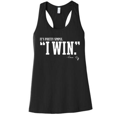 C.I.G.N.E.T.T.I I Win Coach Cig Women's Racerback Tank