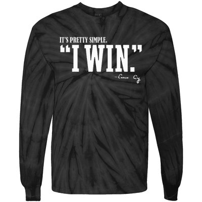 C.I.G.N.E.T.T.I I Win Coach Cig Tie-Dye Long Sleeve Shirt