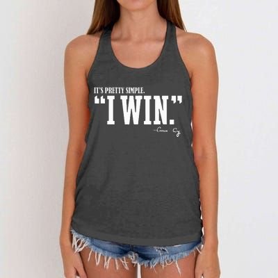 C.I.G.N.E.T.T.I I Win Coach Cig Women's Knotted Racerback Tank