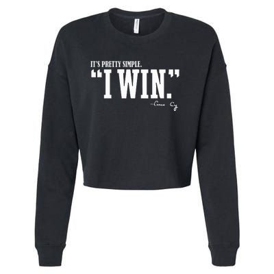 C.I.G.N.E.T.T.I I Win Coach Cig Cropped Pullover Crew