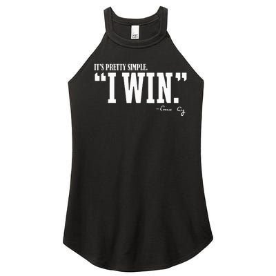 C.I.G.N.E.T.T.I I Win Coach Cig Women's Perfect Tri Rocker Tank