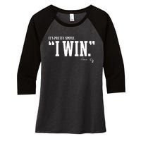 C.I.G.N.E.T.T.I I Win Coach Cig Women's Tri-Blend 3/4-Sleeve Raglan Shirt