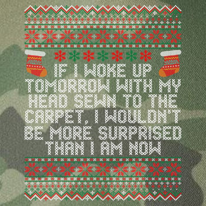 Christmas I Woke up Tomorrow With My Head Sewn to the Carpet Legacy Tie Dye Trucker Hat
