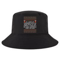 Christmas I Woke up Tomorrow With My Head Sewn to the Carpet Cool Comfort Performance Bucket Hat