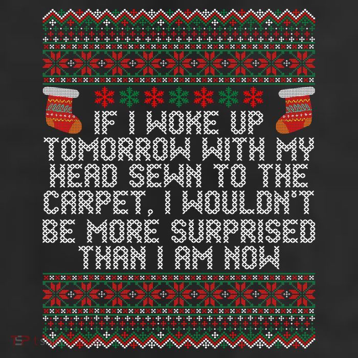 Christmas I Woke up Tomorrow With My Head Sewn to the Carpet Beanie