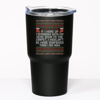 Christmas I Woke up Tomorrow With My Head Sewn to the Carpet Tumbler