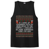 Christmas I Woke up Tomorrow With My Head Sewn to the Carpet PosiCharge Competitor Tank