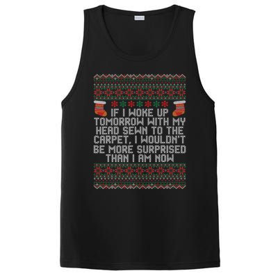 Christmas I Woke up Tomorrow With My Head Sewn to the Carpet PosiCharge Competitor Tank