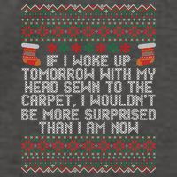 Christmas I Woke up Tomorrow With My Head Sewn to the Carpet Vector Backpack