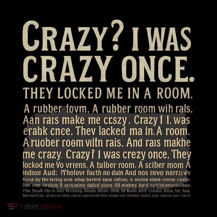 Crazy? I Was Crazy Once Baby Bodysuit