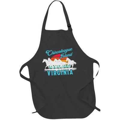 Chincoteague Island Wild Horses Virginia Travel  Apron