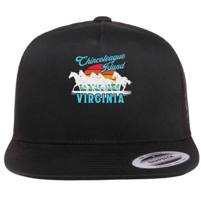 Chincoteague Island Wild Horses Virginia Travel  Flatbill Hat