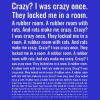Crazy I Was Crazy Once. Funny Trending Meme Magnet